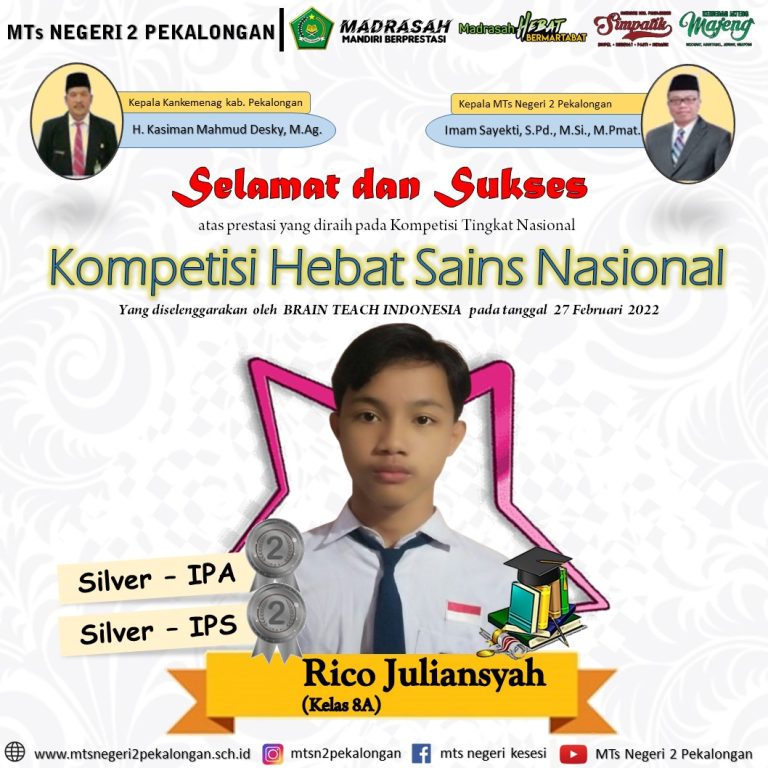 Sang Ketua OSIS Raih Medali di Kompetisi Hebat Sains Nasional