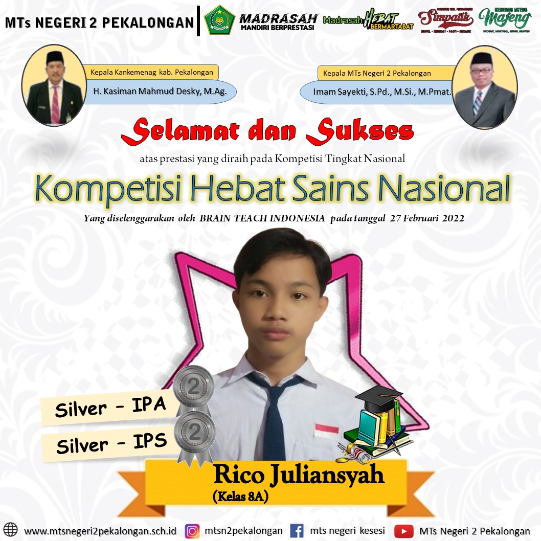 Sang Ketua OSIS Raih Medali di Kompetisi Hebat Sains Nasional