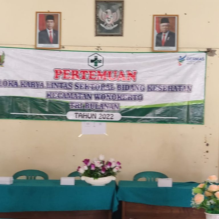 Pertemuan Loka Karya Lintas Sektoral Bidang Kesehatan Kec. Wonokerto
