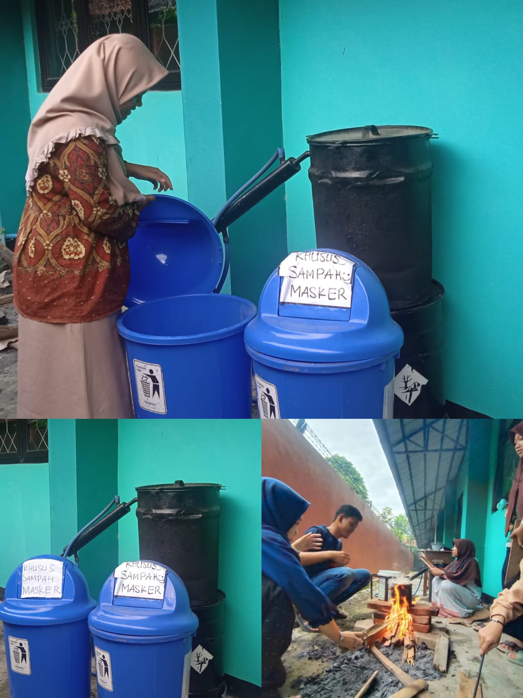 Siswa MAN 4 Kebumen Daur Ulang Sampah Masker Untuk Kerajinan