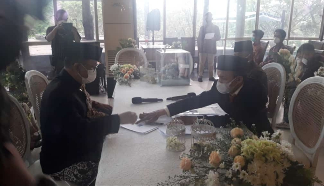 KUA Tetap Terapkan Prokes Dalam Pelaksanaan Tusinya