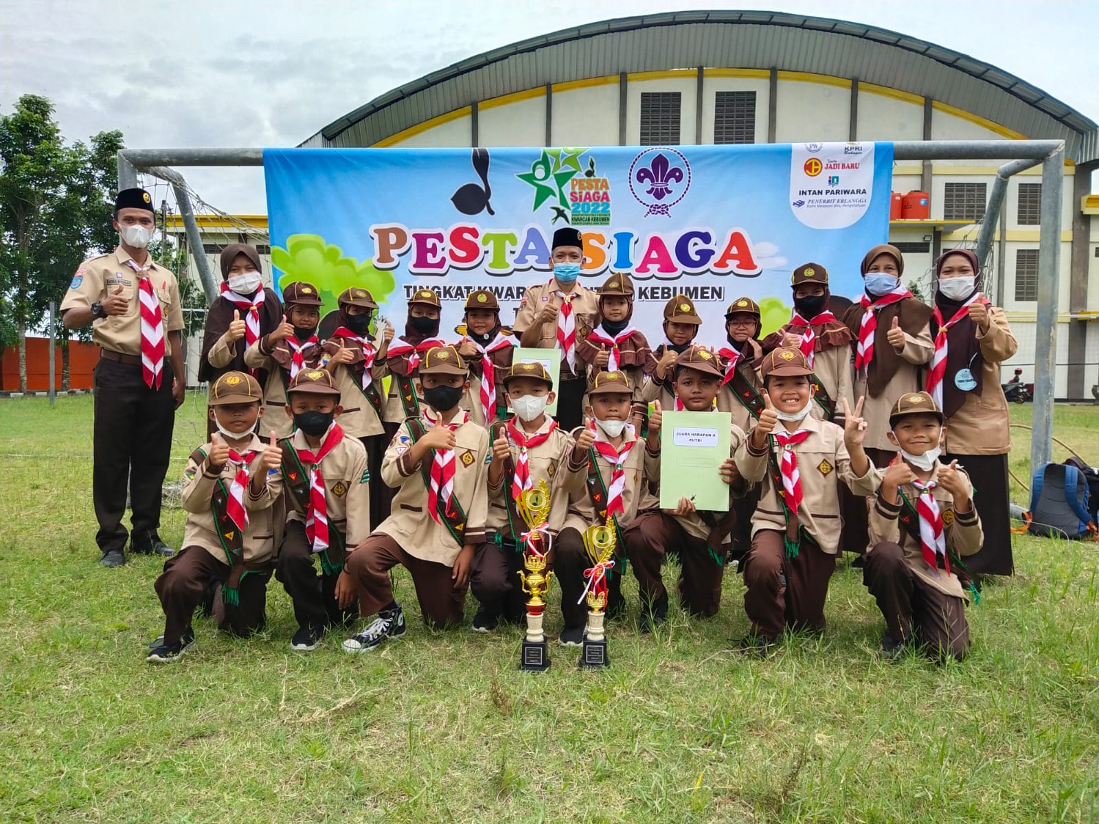 Gugus Pramuka MIN 1 Kebumen Juara 2 Pesta Siaga