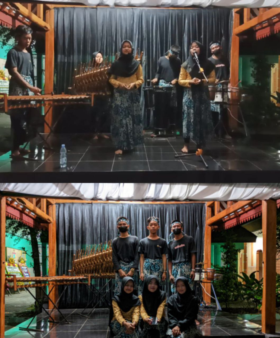 Group Maen Music MAN 4 Kebumen Sulap Gazebo Jadi Panggung Konser