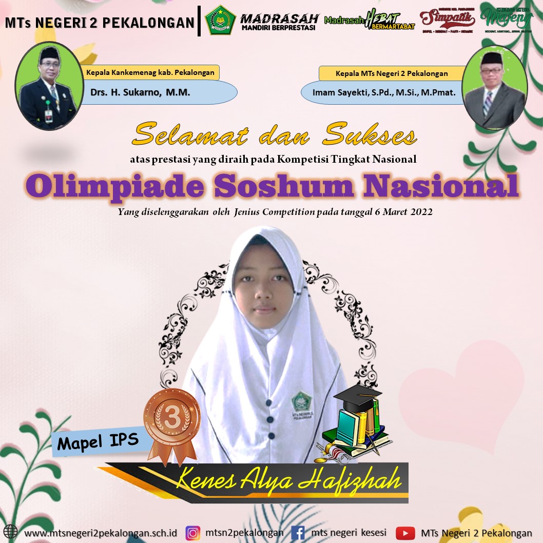 Kenes Kembali Ukir Prestasi pada Olimpiade Soshum Tingkat Nasional