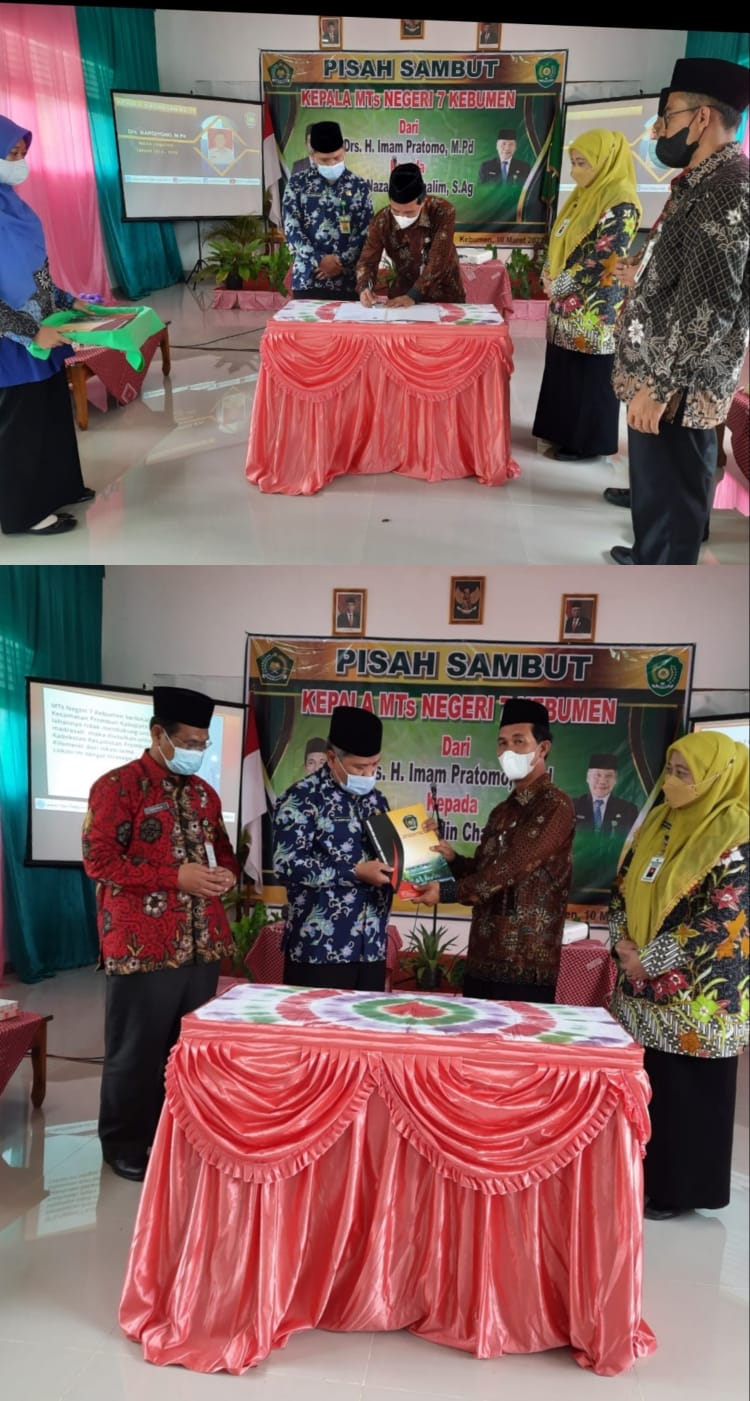Pisah Sambut  Kepala MTs.N 7 Kebumen