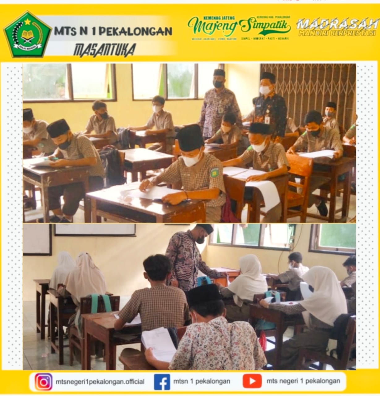 Monitoring PAS di MTs N 1 Pekalongan