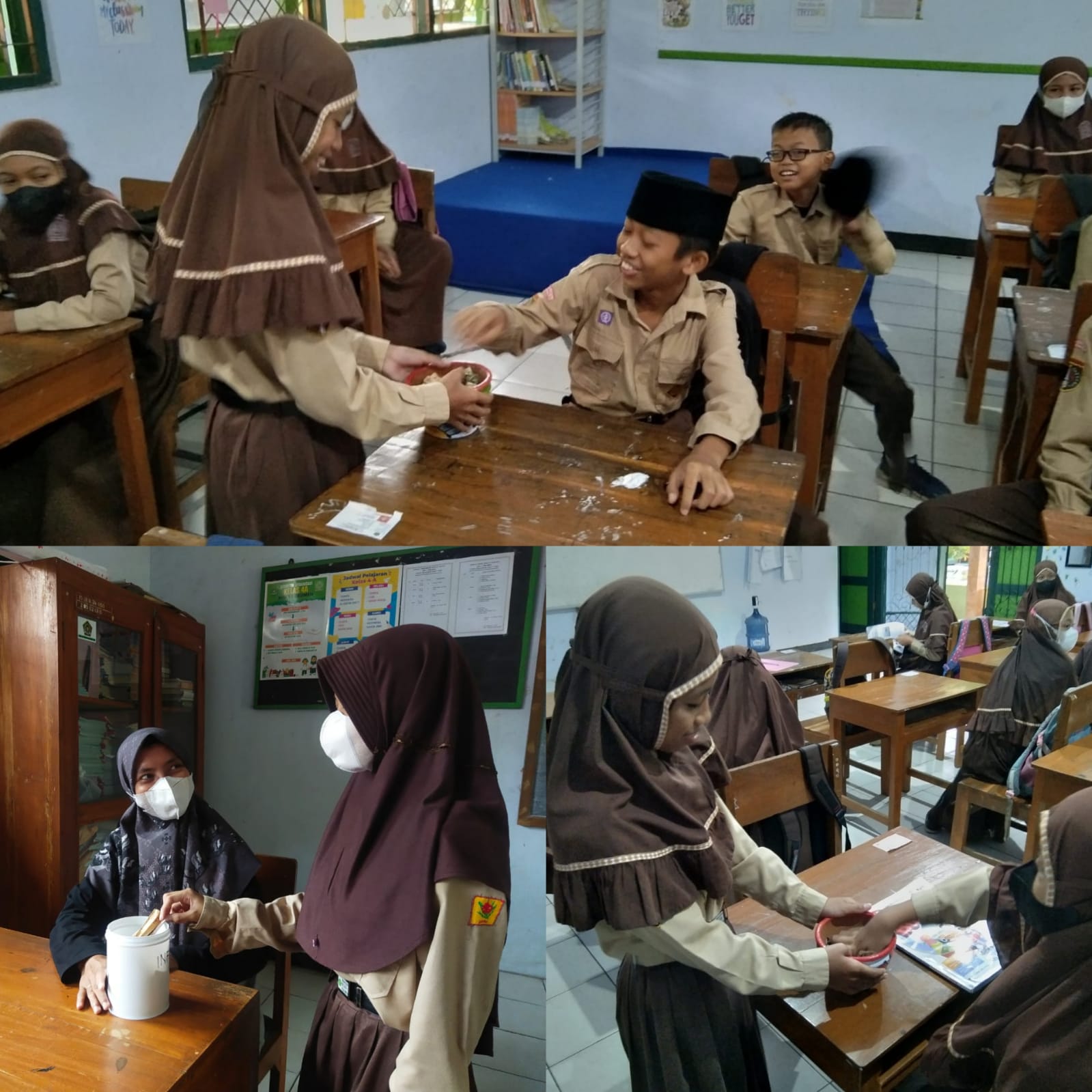 Melatih Kepekaan Sosial, Siswa MIN 1 Sumbang Korban Banjir Kebumen