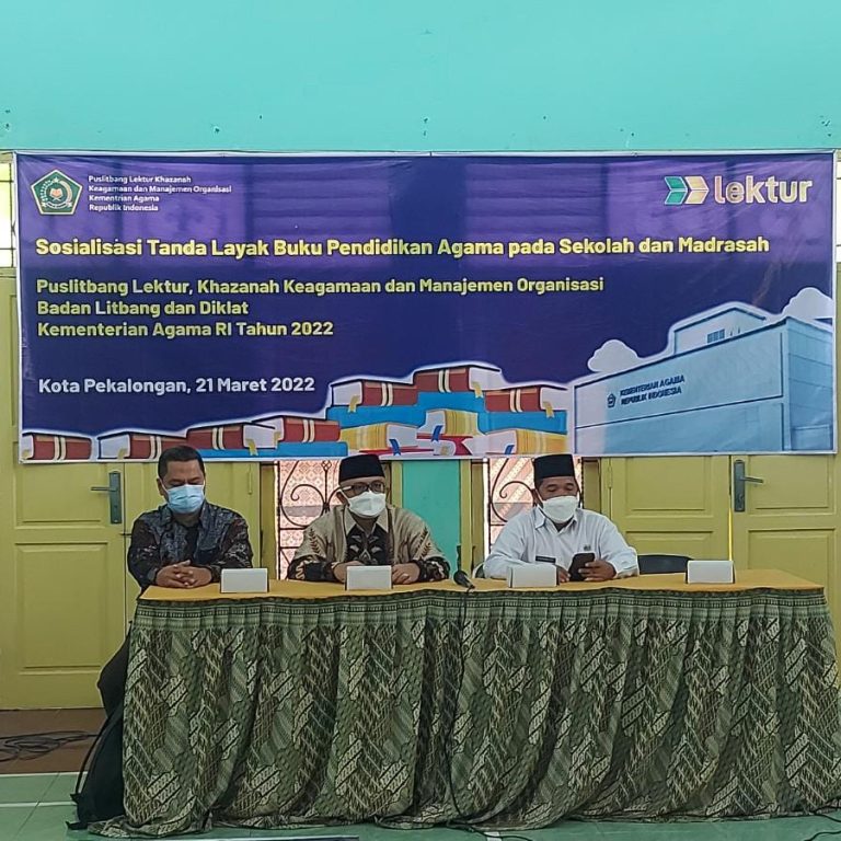 Sosialisasi Tanda Layak Buku Pendidikan Agama pada Sekolah dan Madrasah