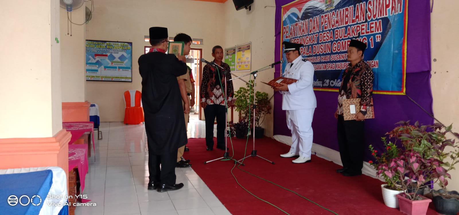 Pelantikan Kadus Gombong I, Desa Bulakpelem, Sragi