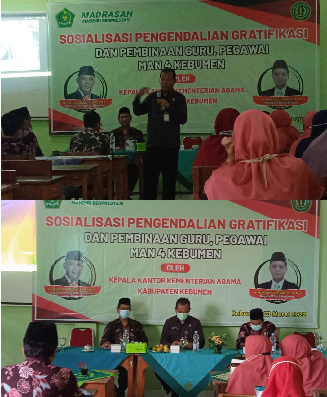 Kakankemenag Kebumen Sosialisasi Pengendalian Gratifikasi di MAN 4 Kebumen