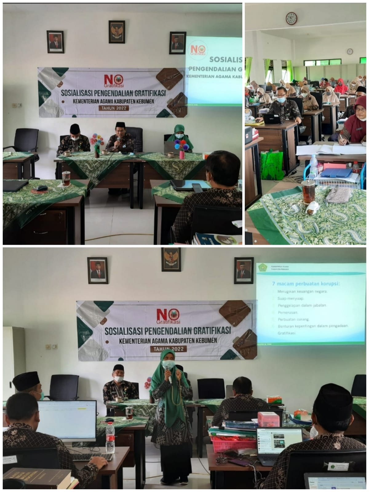 Cegah  Gratifikasi, Kankemenag Kebumen  Sosialisasi Pengendalian Gratifikasi  di MTsN 7 Kebumen