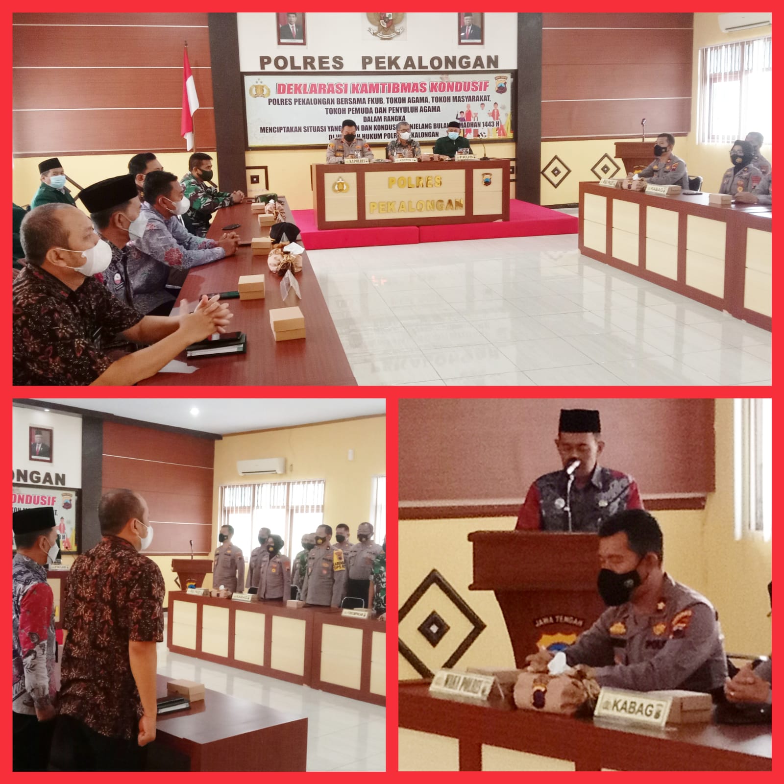 Deklarasi Kamtibmas Kondusif di Kabupaten Pekalongan