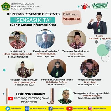 Kemenag Rembang Gelar Sensasi Kita Edisi Bedah ZI