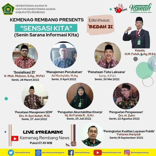Kemenag Rembang Gelar Sensasi Kita Edisi Bedah ZI