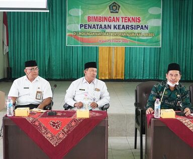 Bimbingan Teknis Penataan Kearsipan di Lingkungan Kemenag Kab. Brebes