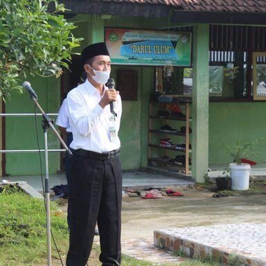 Terakhir Bertugas, Masrum Sampaikan Pesan kepada Peserta Didik MTsN 4 Rembang