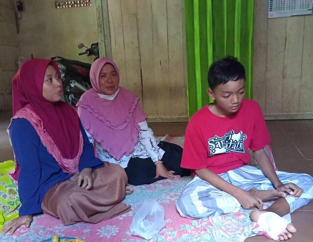 Home Visit, Sebagai Bentuk Kepedulian terhadap Siswa yang terkena Musibah