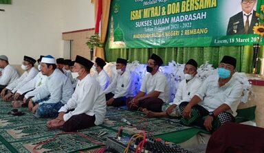 Gus Din: MAN 2 Rembang Penuh Keberkahan dan Kefadhilahan