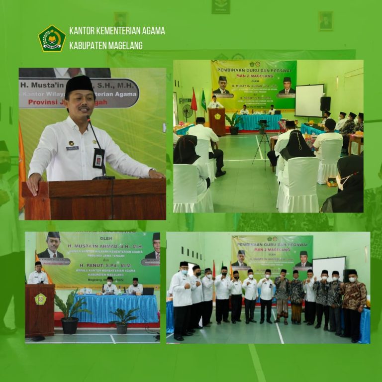 Kakanwil Kemenag Jateng Berikan Pembinaan Guru dan Pegawai MAN 2 Magelang