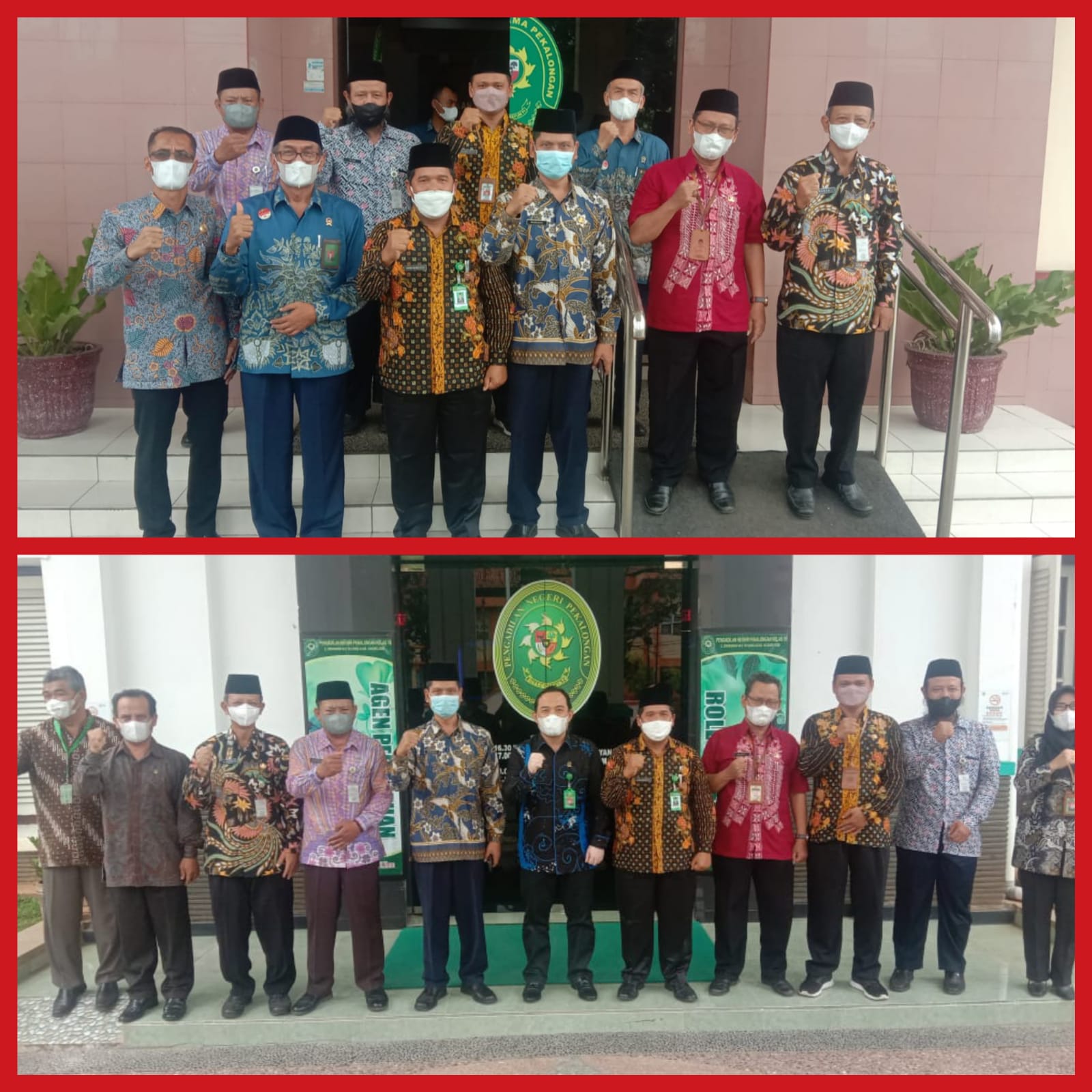 Kakankemenag Kota Pekalongan Silaturahmi ke Ketua PA dan PN