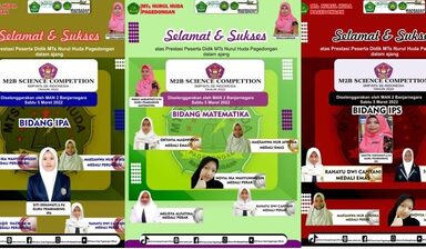 Berlaga di MSC, 13 Siswa MTs Nurul Huda Pagedongan Raih Medali