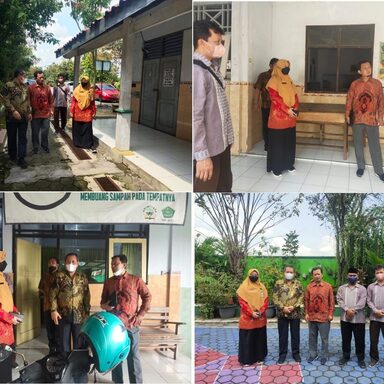 Kunjungan Kerja Kasubdit Sarpras KSKK Tinjau Persiapan Proyek SBSN di MIN 2 Sukoharjo