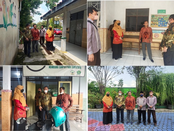 Kunjungan Kerja Kasubdit Sarpras KSKK Tinjau Persiapan Proyek SBSN di MIN 2 Sukoharjo