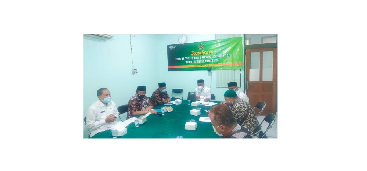 Kemenag Kabupaten Magelang Jaring Aspirasi ORMAS Tentang SE Menteri Agama RI Nomor 5 Tahun 2022