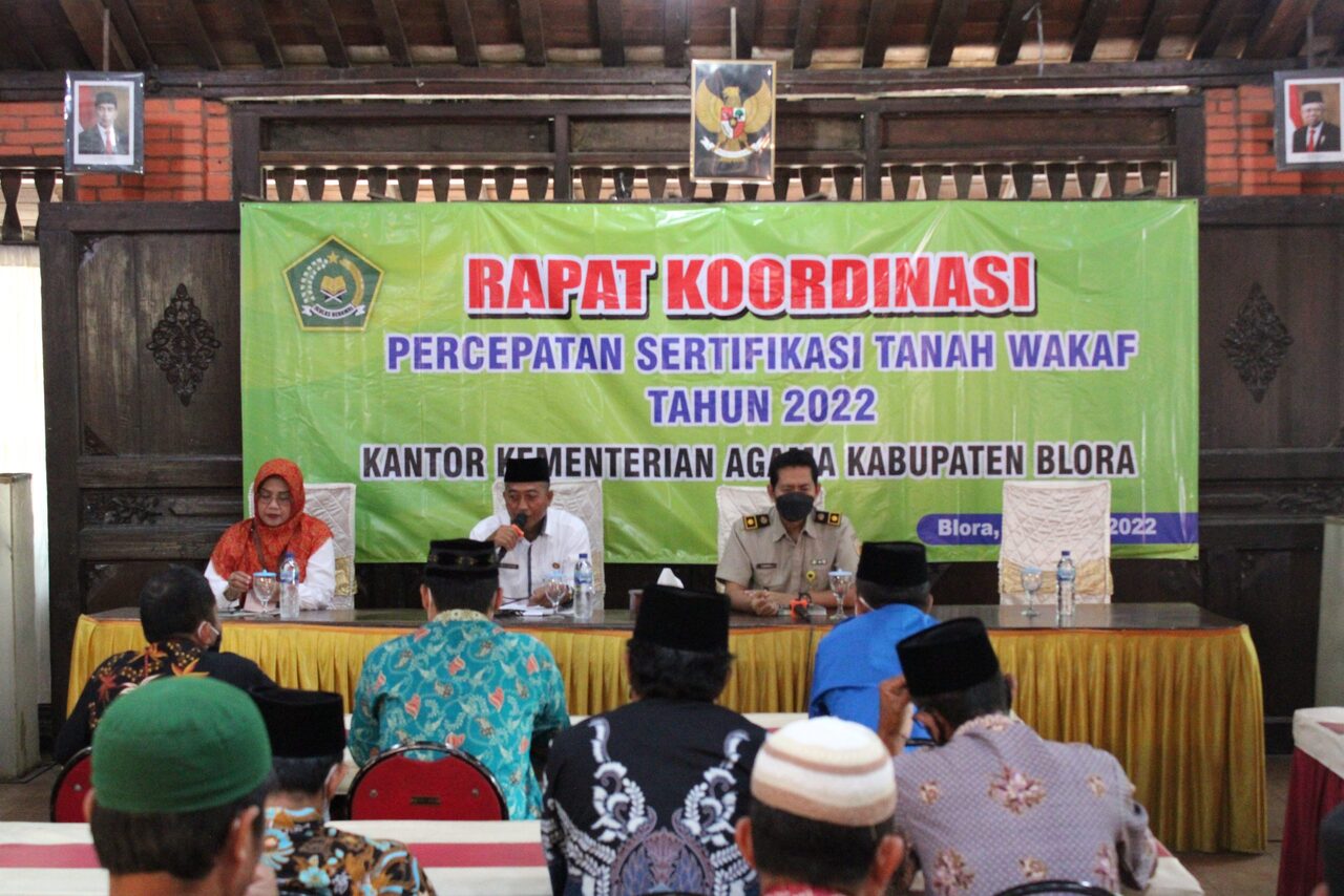 Sinergi Dengan BPN, Kemenag Dorong Percepatan Sertifikasi Tanah Wakaf di Kabupaten Blora
