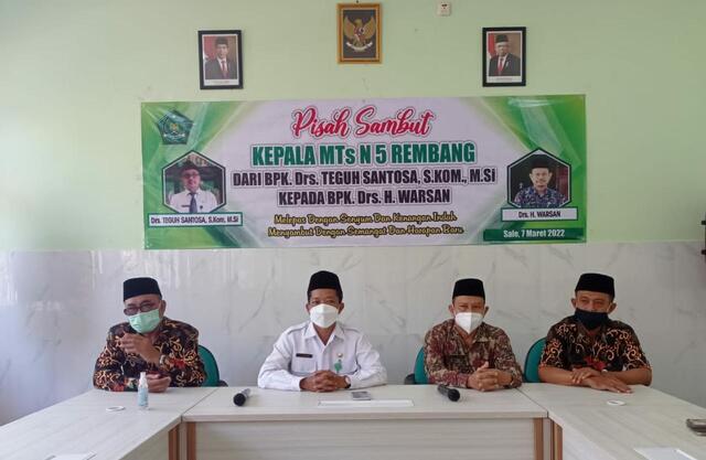 Pisah Sambut Kepala MTsN 5 Rembang