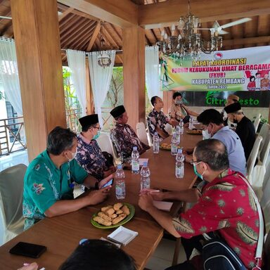 FKUB Rembang Gelar Rakor Baha Proker tahun 2022