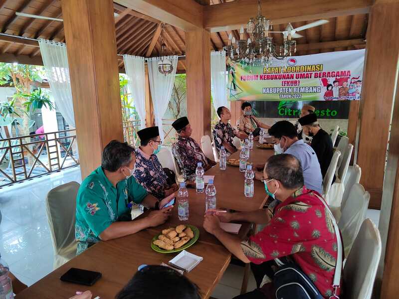 FKUB Rembang Gelar Rakor Baha Proker tahun 2022