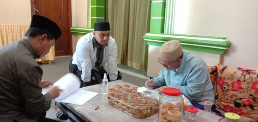 KUA Sarang Jemput Bola Ikrar Wakaf