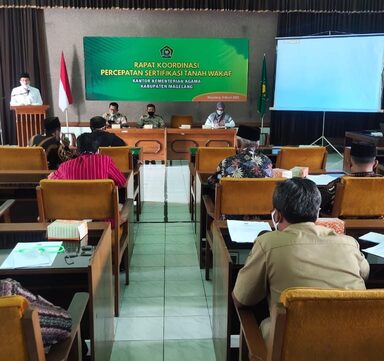 Kemenag Kab. Magelang Lakukan Transformasi Layanan Umat Bidang Sertifikasi Tanah Wakaf