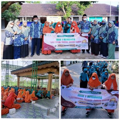 Jelang Ramadan, MIN 1 Rembang Adakan Ziarah Makam Sesepuh