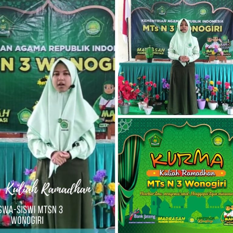 Madrasah Tsanawiyah Negeri  3 Wonogiri Adakan Pesantren Ramadan 1443 H