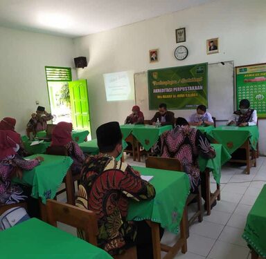 MTs Al Huda Salaman Selenggarakan Sosialisasi Akreditasi Perpustakaan Madrasah