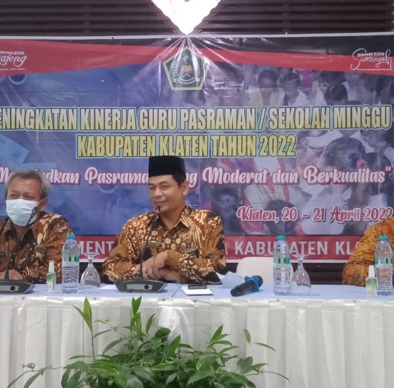 Kemenag Klaten Gelar Peningkatan Kinerja Guru Pasraman
