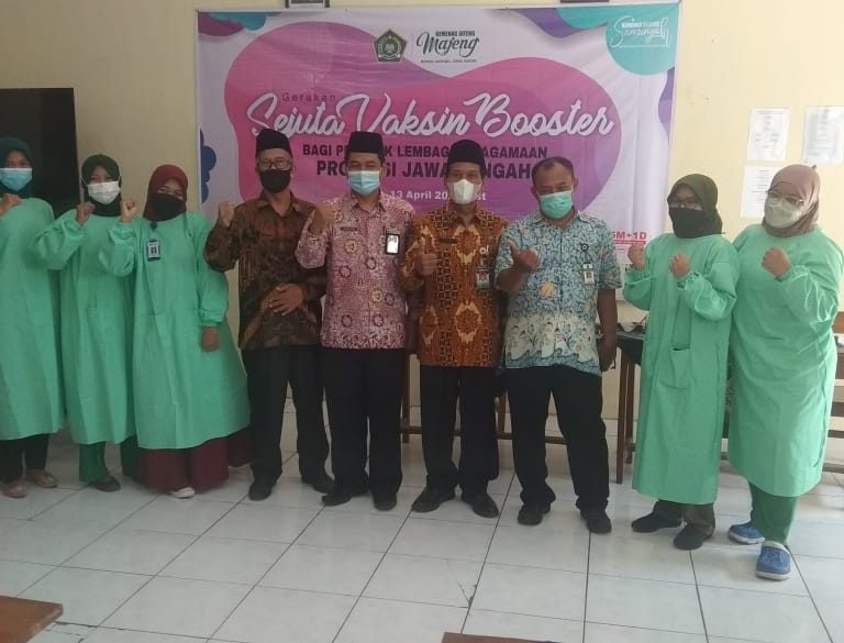 Kemenag Klaten Sukseskan Gerakan Sejuta Vaksin Booster