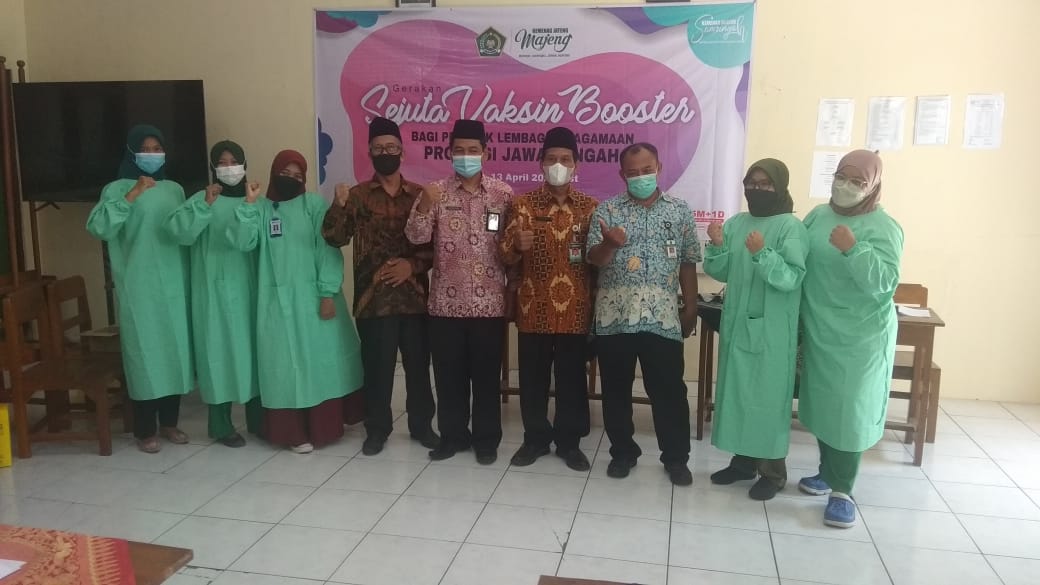 Kemenag Klaten Sukseskan Gerakan Sejuta Vaksin Booster