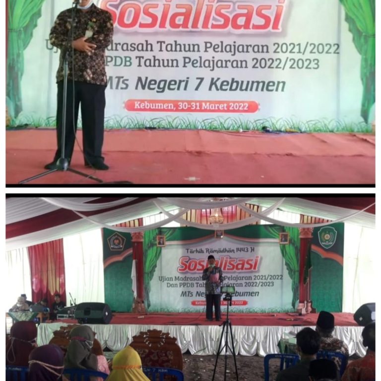 Tarhib Ramadhan Sekaligus Sosialisasi UM Di MTsN 7 Kebumen