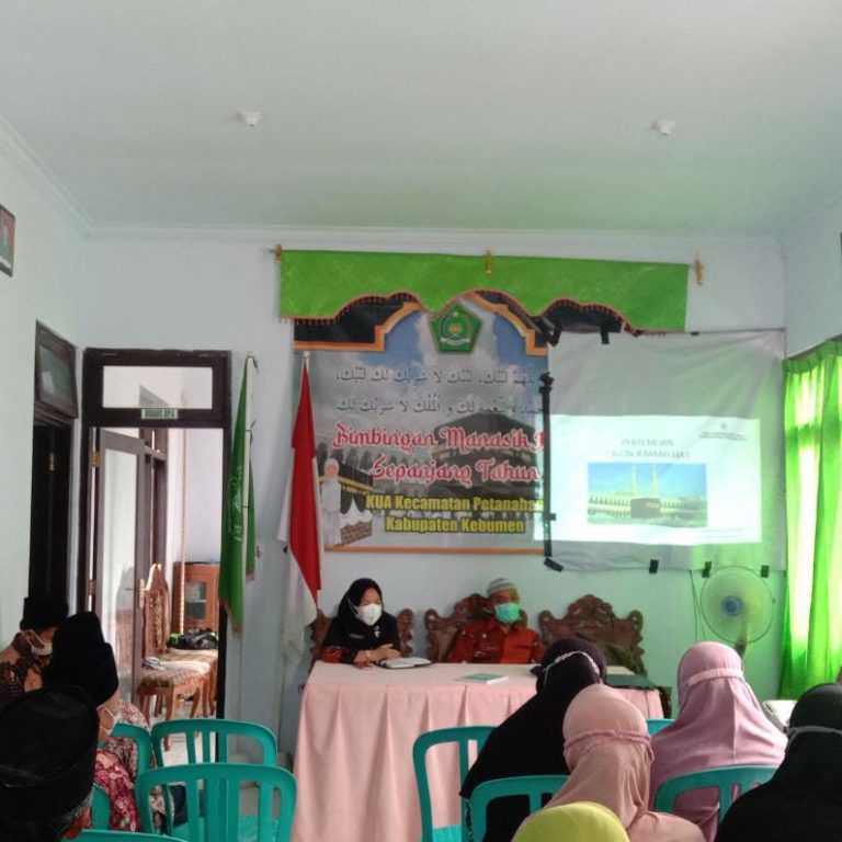 KUA Petanahan Gelar Pembinaan Kesehatan Calon Jamaah Haji