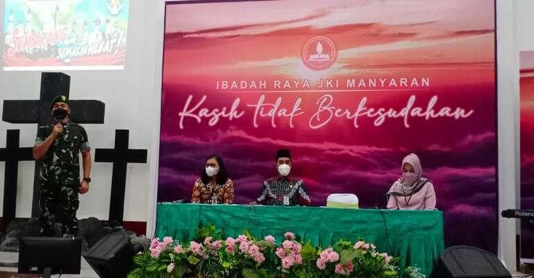 Dandim 0733/BS Berikan Pembinaan Kepada Toga Kristen Kecamatan Gajahmungkur dan Gunungpati