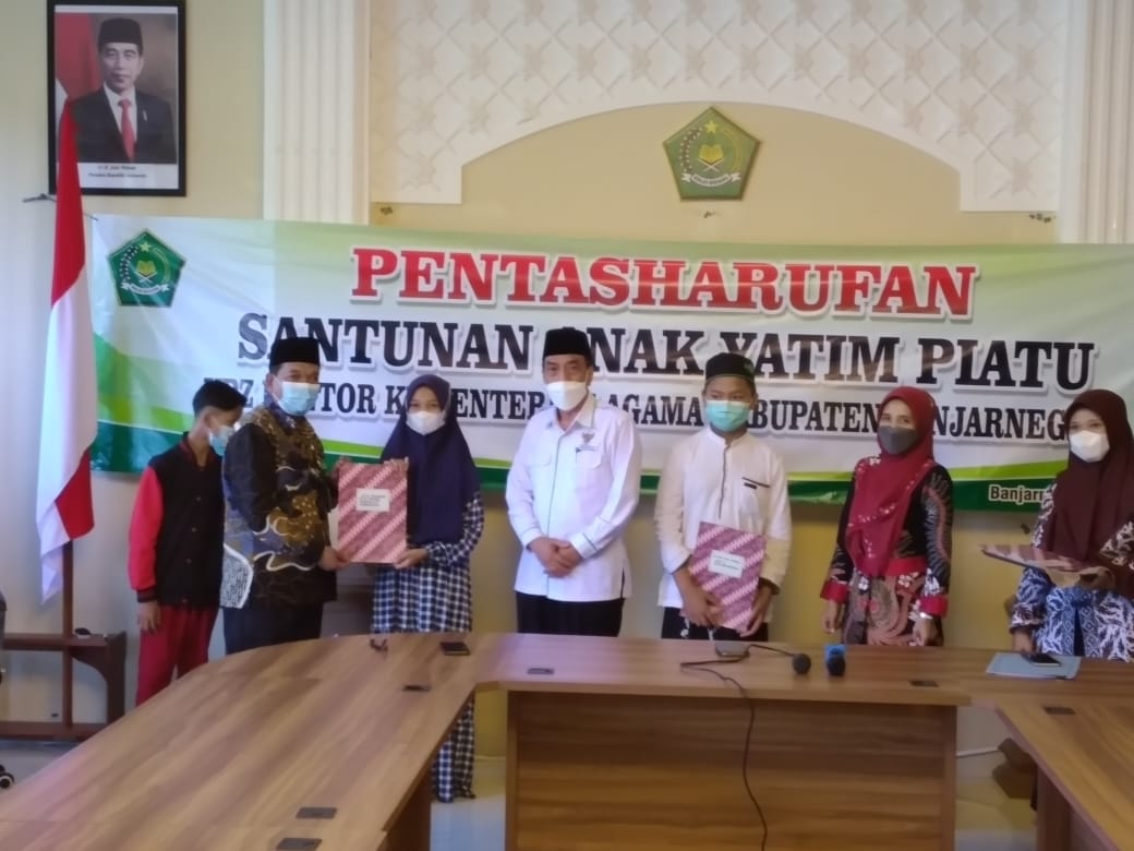 UPZ Kemenag Banjarnegara Tasarufkan Santunan Kepada 40 Anak Yatim Piatu
