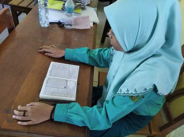 MTs Negeri 2 Rembang Gencar Beri Bimbingan Baca Alquran di bulan Ramadhan