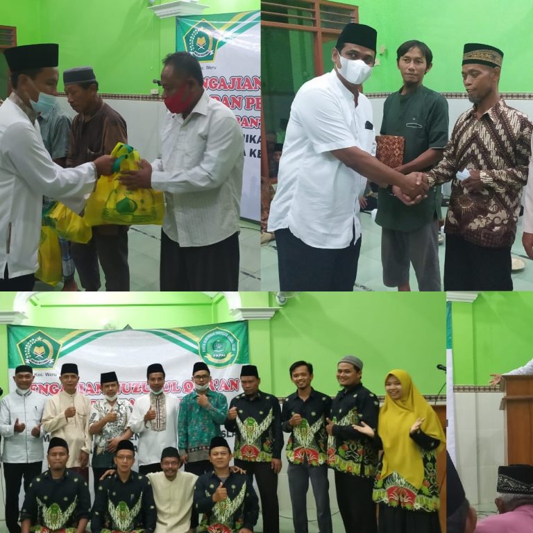 FKPAI Kecamatan Weru Adakan Pengajian dan Pembagian Sembako Dhuafa
