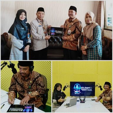Kepala Kemenag Banjarnegara Resmikan Media Podcast MTs N 1 Banjarnegara