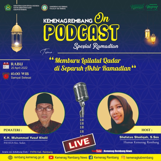 KH Yusuf Khalil Sampaikan Cara untuk Meraih Lailatul Qadar