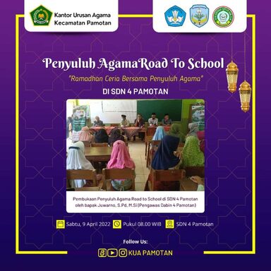 Ramadan Ceria SDN 4 Pamotan Dapat Apresiasi Tinggi