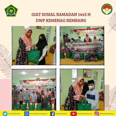DWP Kemenag Rembang Adakan Santunan Yatim Piatu
